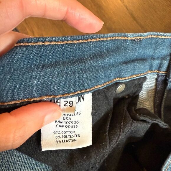 Hudson Tilda Midrise Cigarette Jeans Sz 29, 32 inseam - Picture 5 of 5